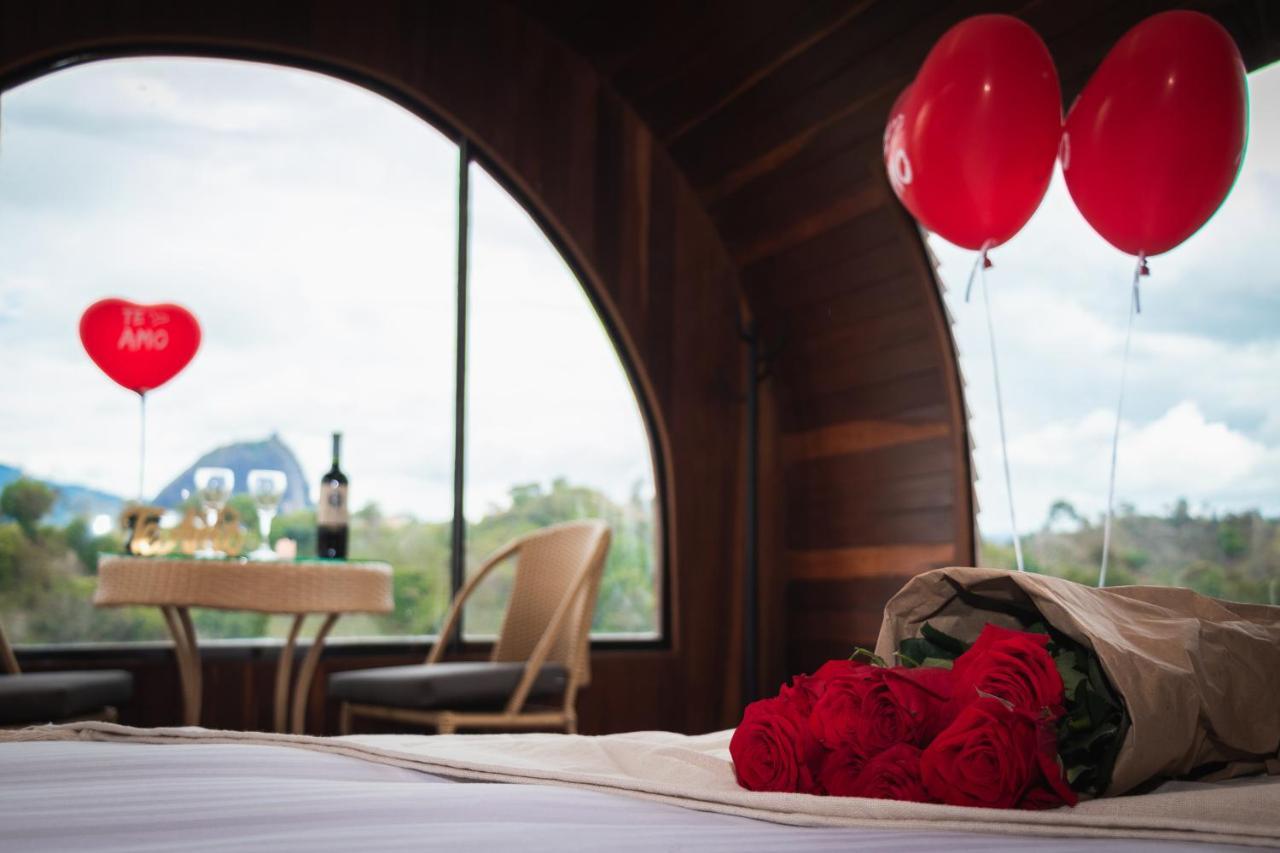 Glamping The Mountain Hotell Guatapé Exteriör bild