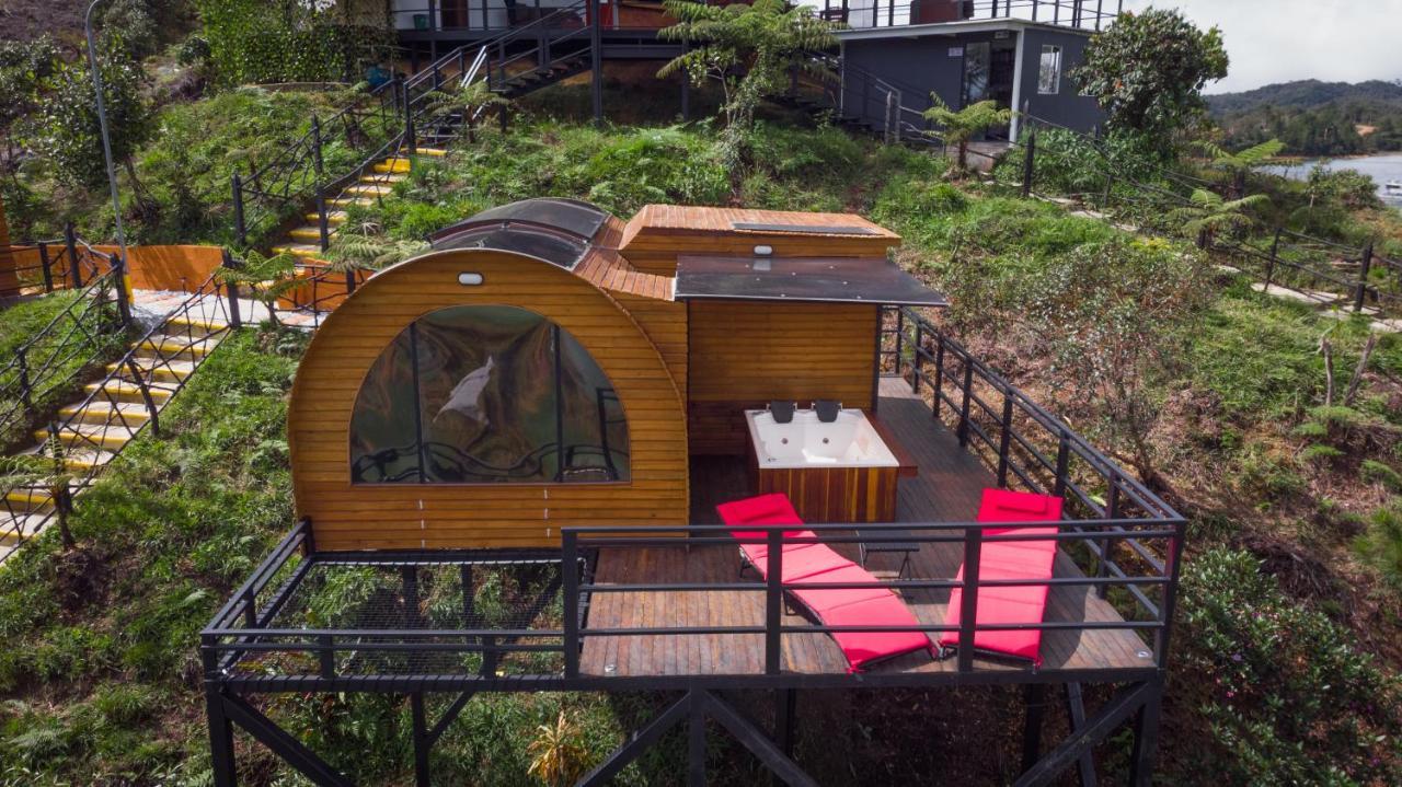 Glamping The Mountain Hotell Guatapé Exteriör bild