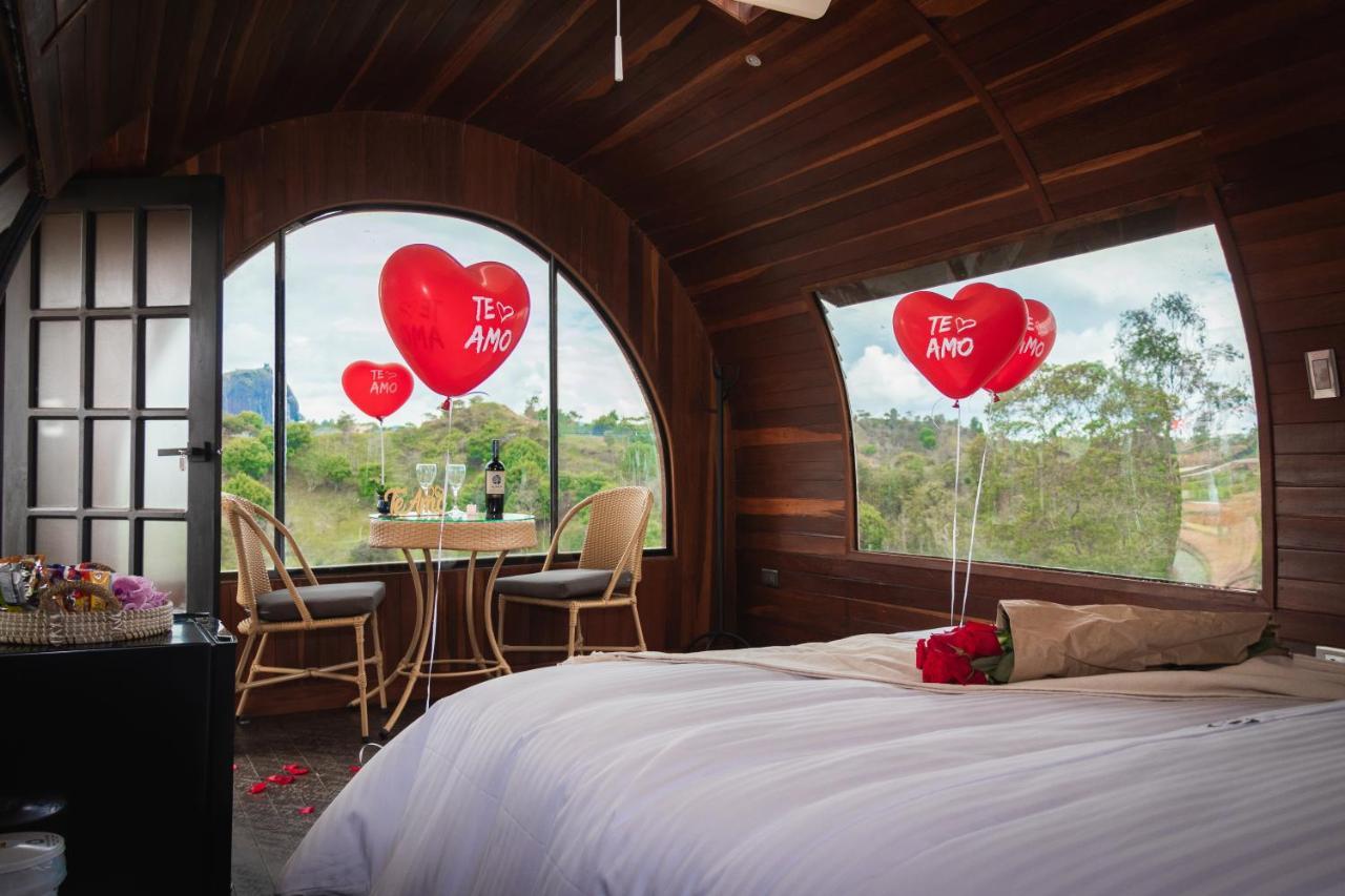Glamping The Mountain Hotell Guatapé Exteriör bild