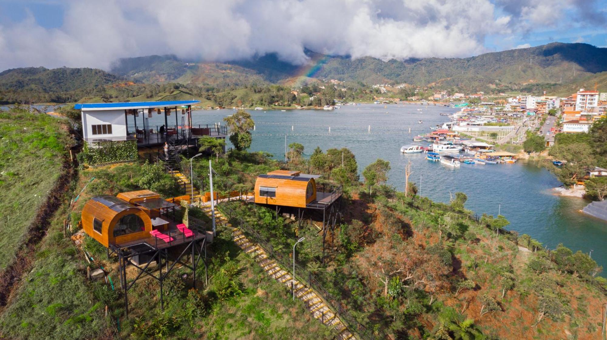 Glamping The Mountain Hotell Guatapé Exteriör bild